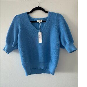 NWT Gentlefawn Phoebe Pullover Sweater in Capri/Blue